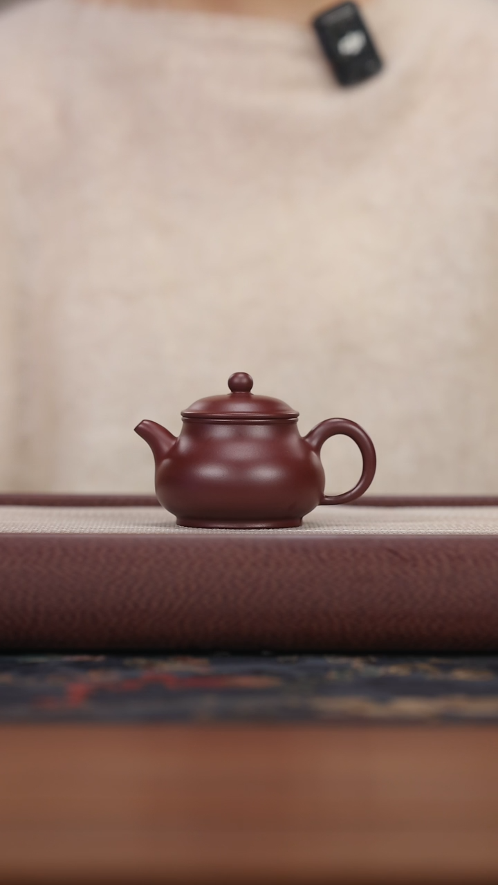 【闪购商品】紫砂茶壶龙血砂 潘壶