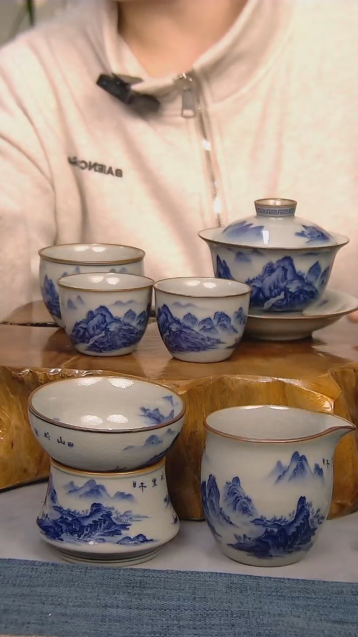 【闪购商品】简装家用款6件套 陶瓷家用茶具系列