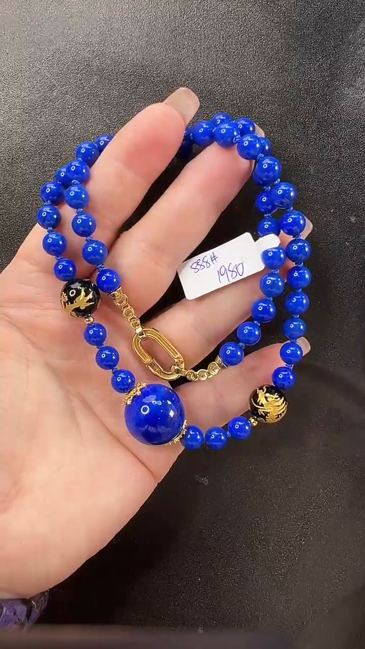 未镶嵌青金石颈饰项链