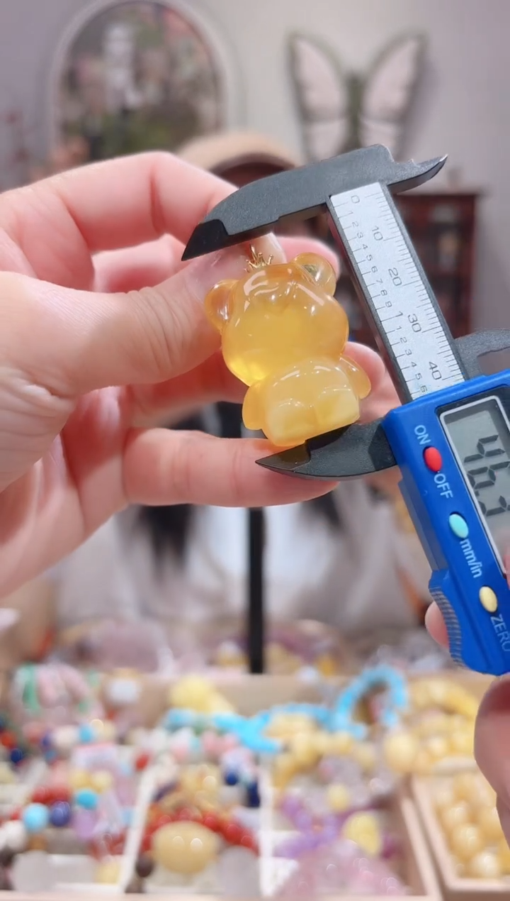 【闪购商品】蜜蜡颈饰18K金镶嵌特级41.4