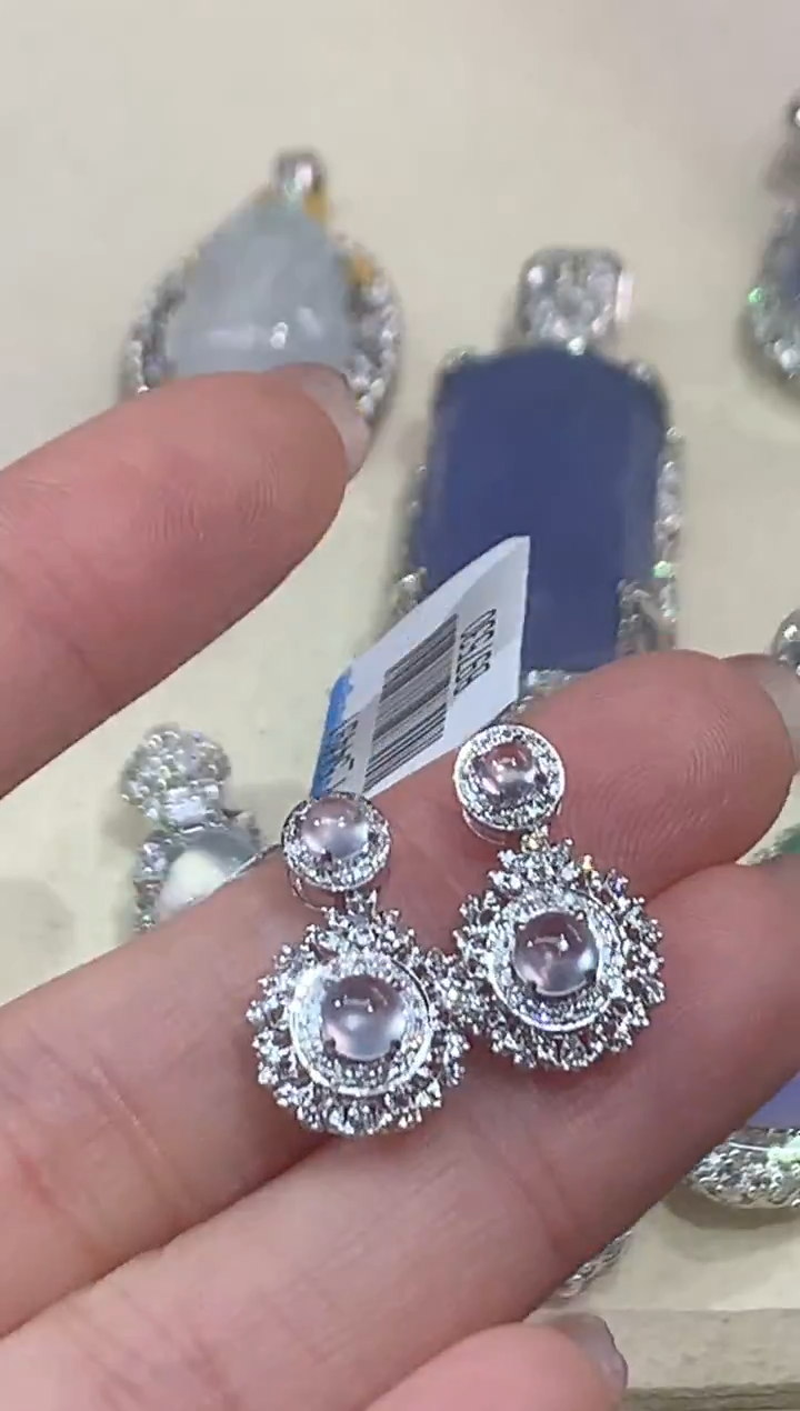 吊坠(不含链)18K金镶嵌翡翠A14|多样性发货一件|2380