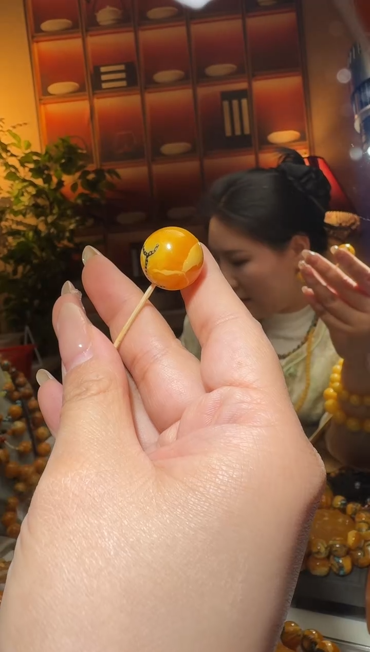 蜜蜡颈饰未镶嵌6874天然蜜蜡珠宝奇石全都保真