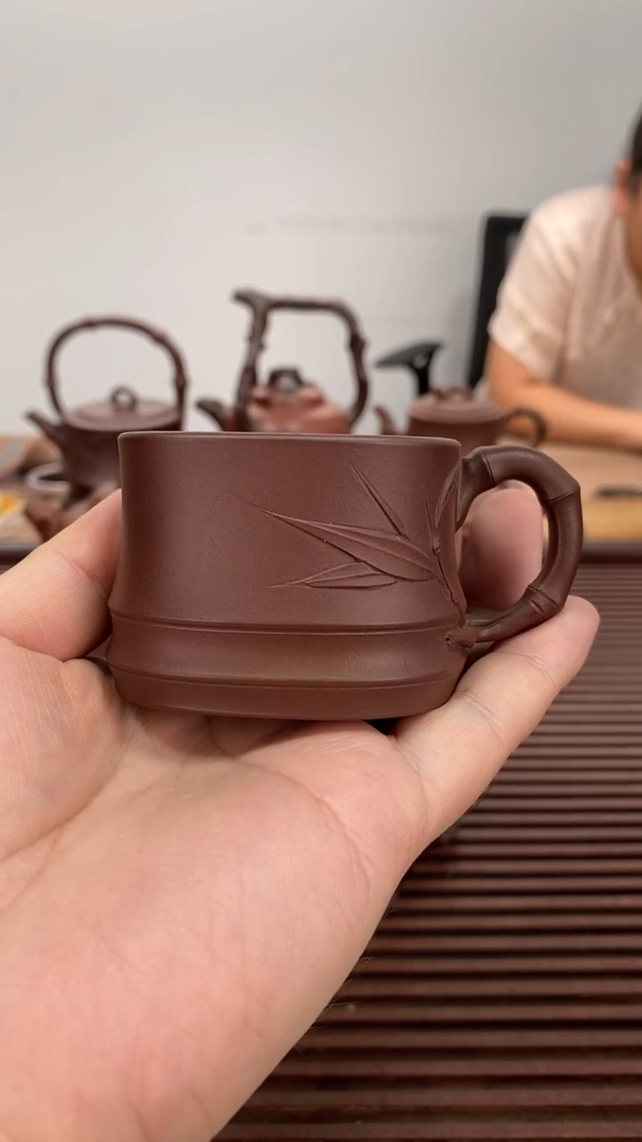 茶壶紫砂微瑕不退换主人杯100毫升紫泥