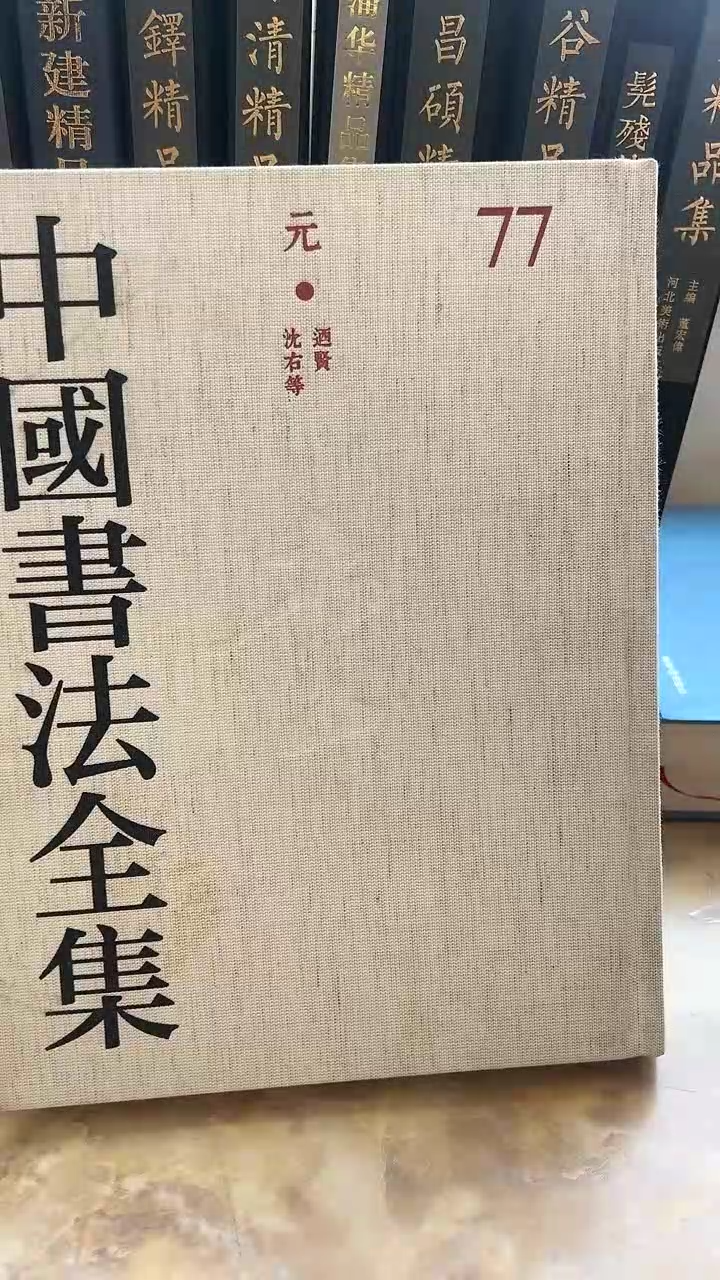 中国书法全集 77 沈右