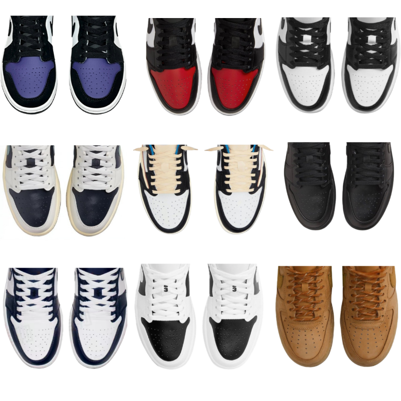 【上海总仓+运费险】乔1全系列夏季时尚透气男女同款运动休闲板鞋 2