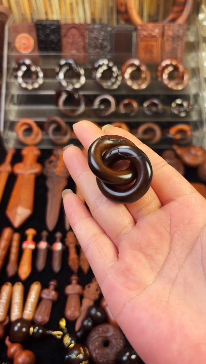 雷枣木玉化乾坤圈1.6