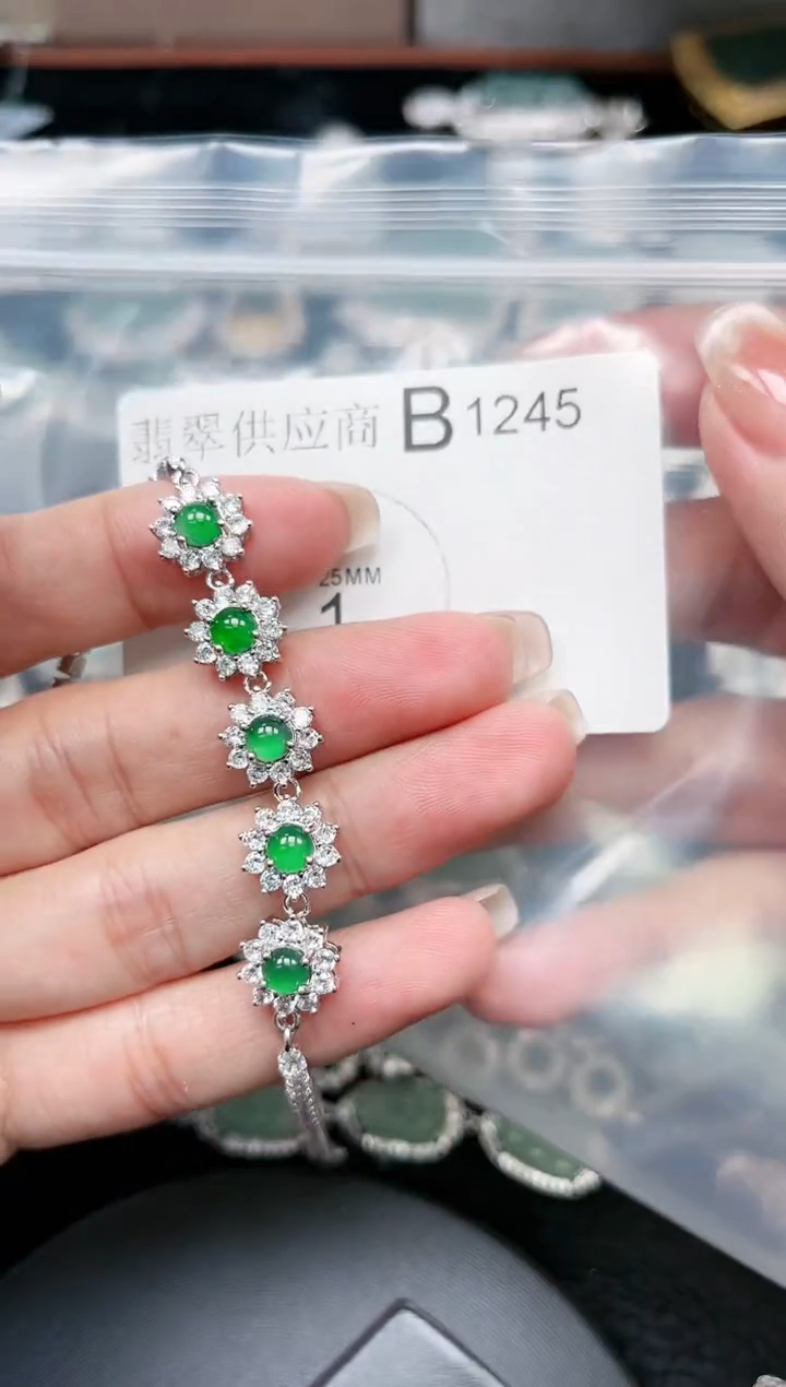 【闪购商品】翡翠颈饰未镶嵌赠皮绳1245