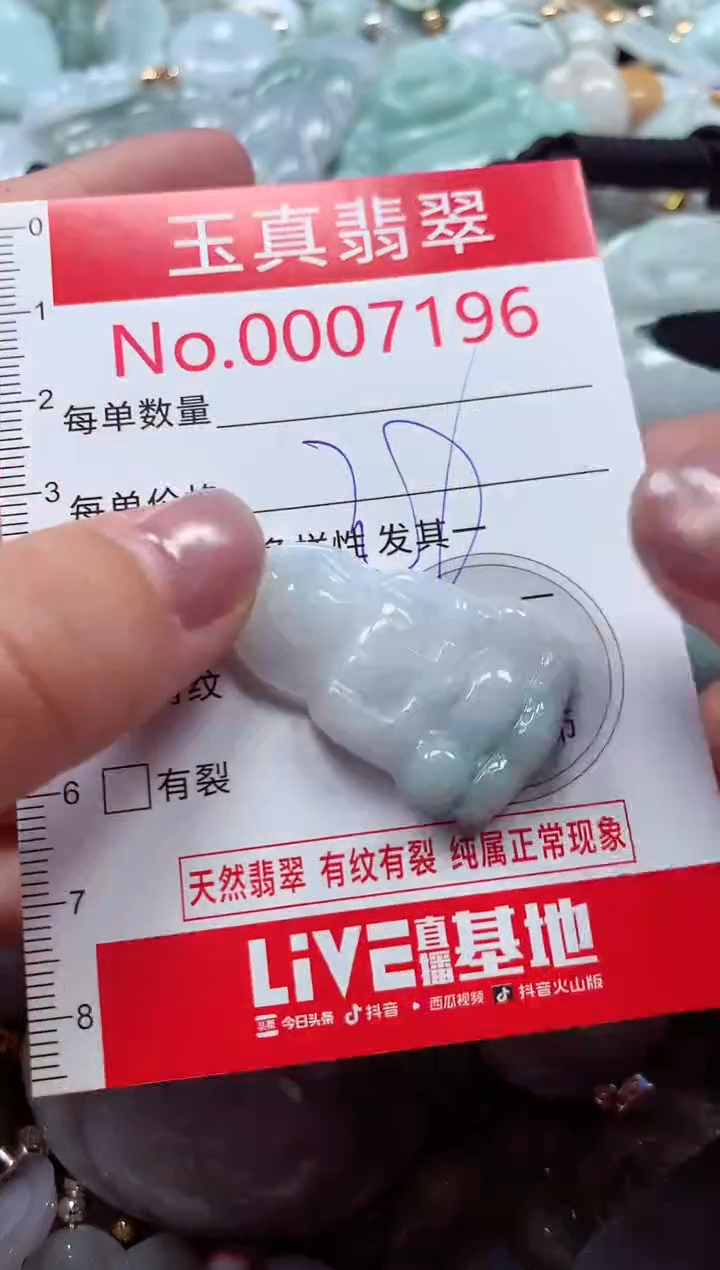 吊坠(不含链)未镶嵌翡翠7196