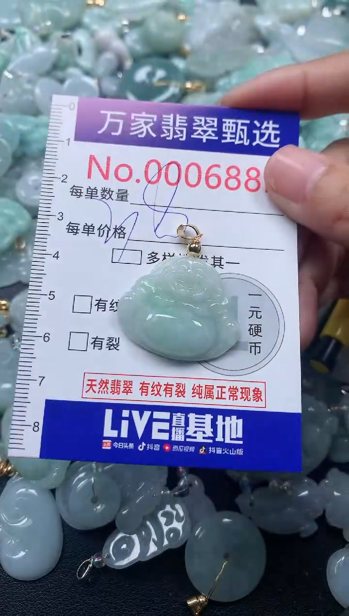 颈饰未镶嵌翡翠6889