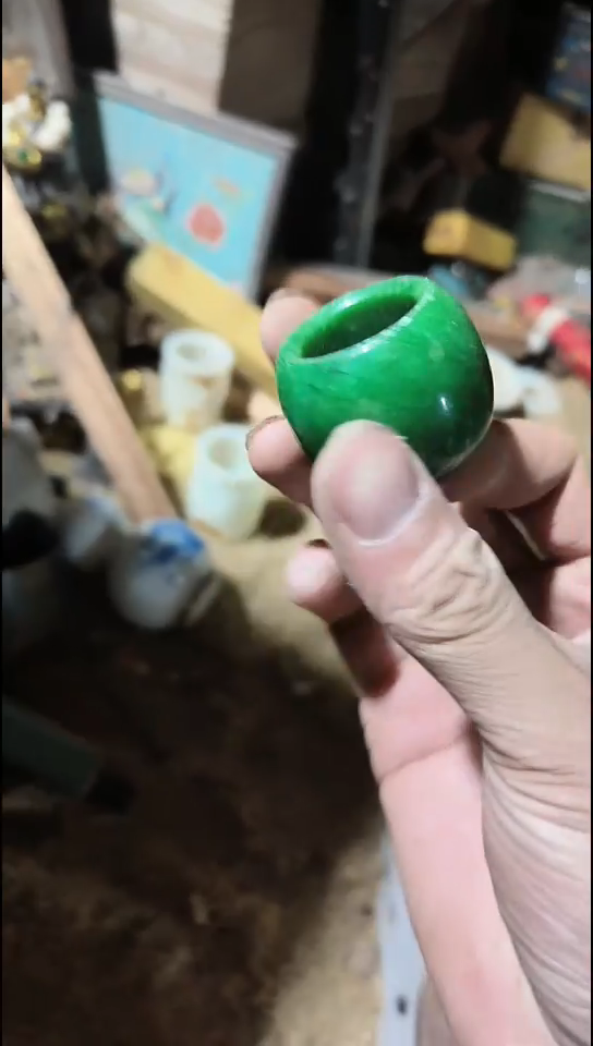 香榧木（1个绿色扳指）