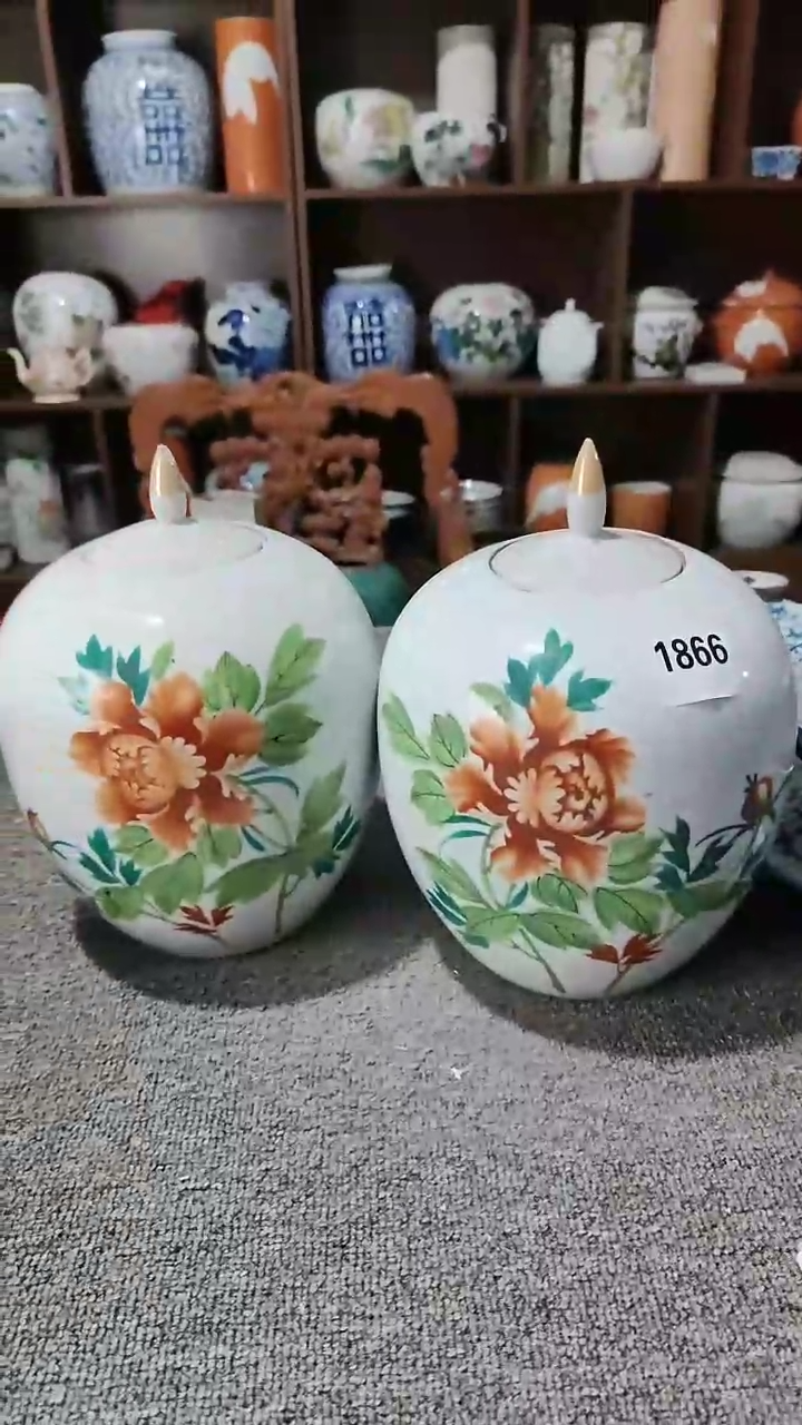 【闪购商品】陈赞瓷器1866摆件工艺品