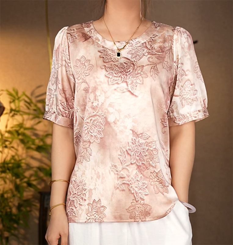 【A73高定宋锦】2025年新款妈妈装小衫气质百搭