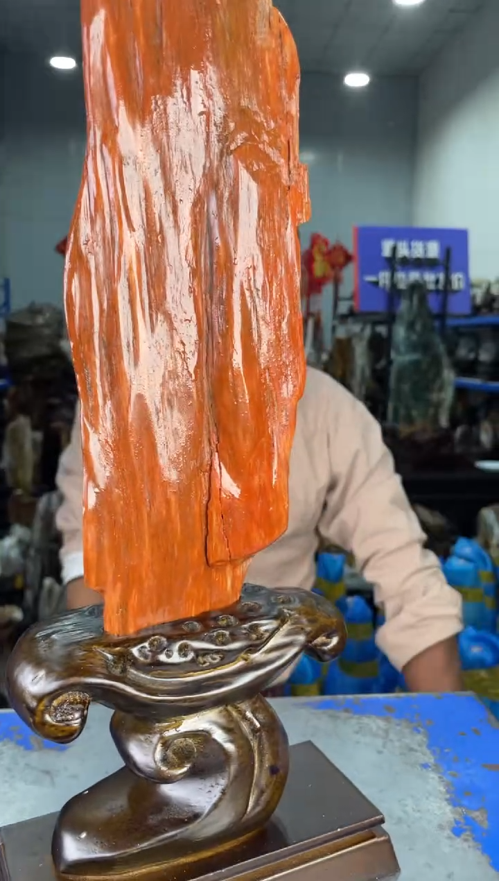 【闪购商品】硅化玉摆件未镶嵌68