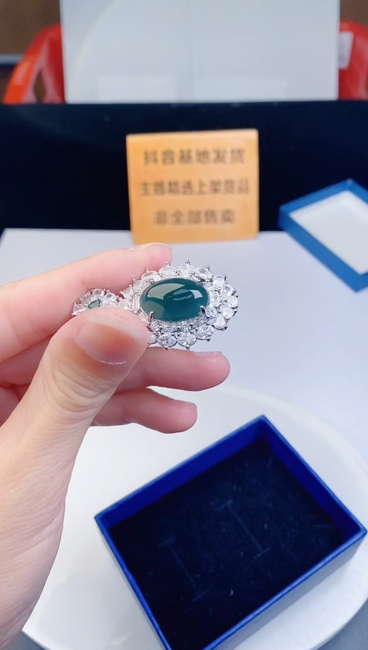 颈饰未镶嵌翡翠  