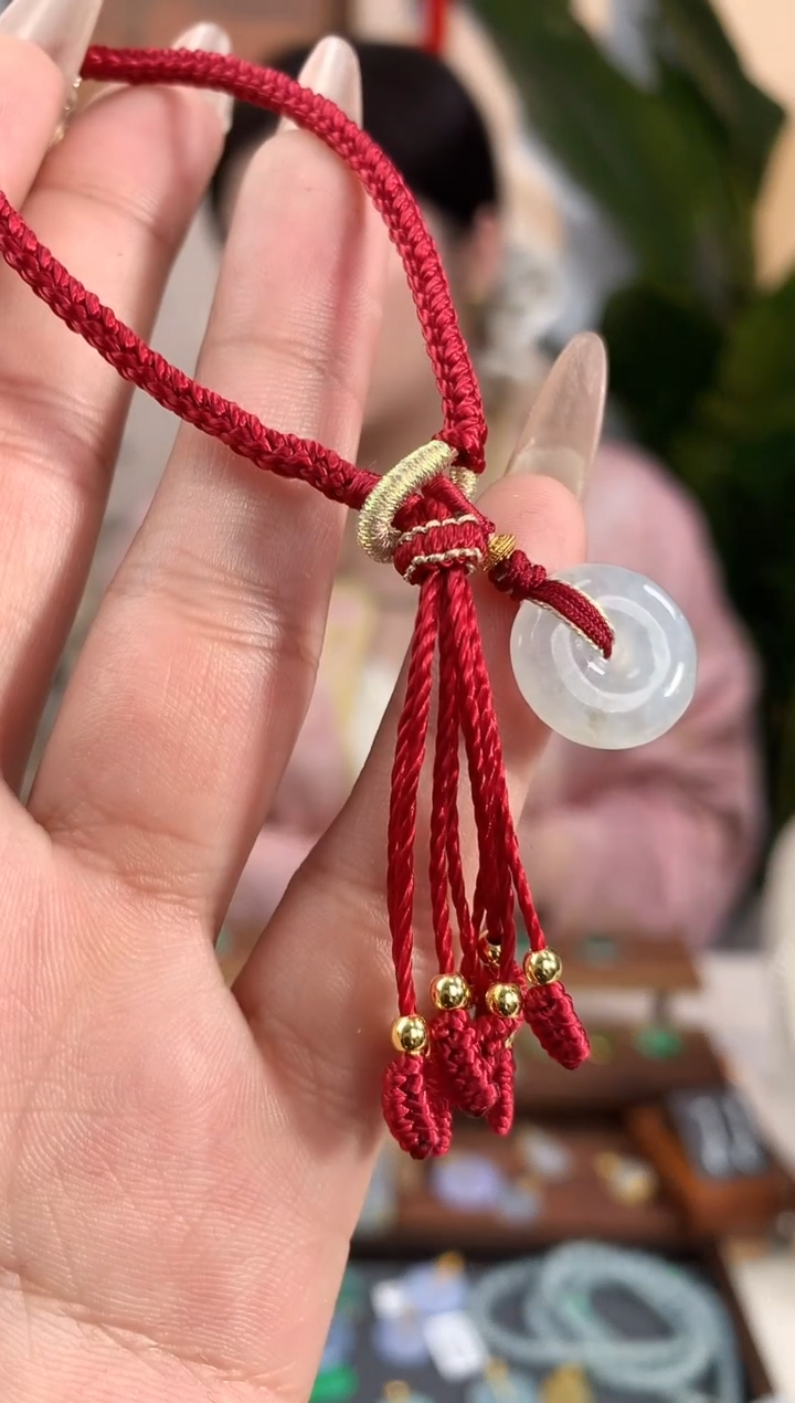 【闪购商品】翡翠手绳未镶嵌平安扣手绳