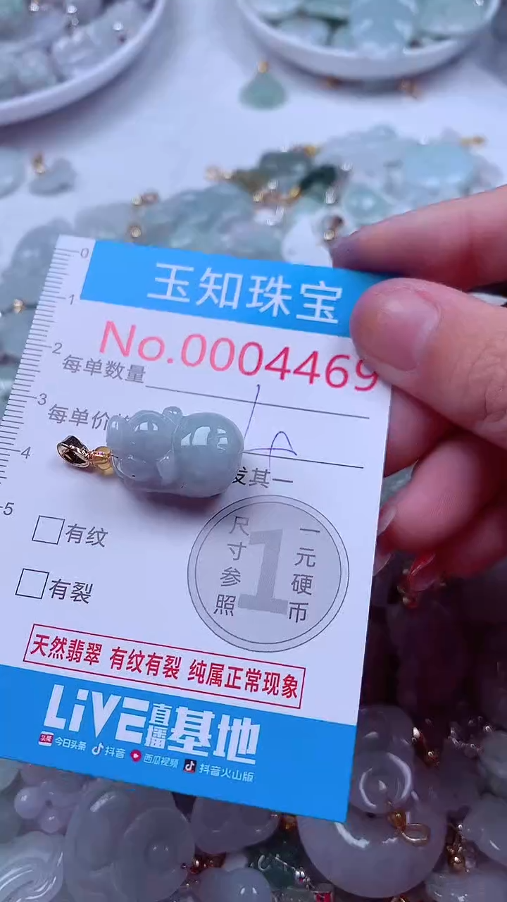 吊坠(不含链)未镶嵌翡翠4469