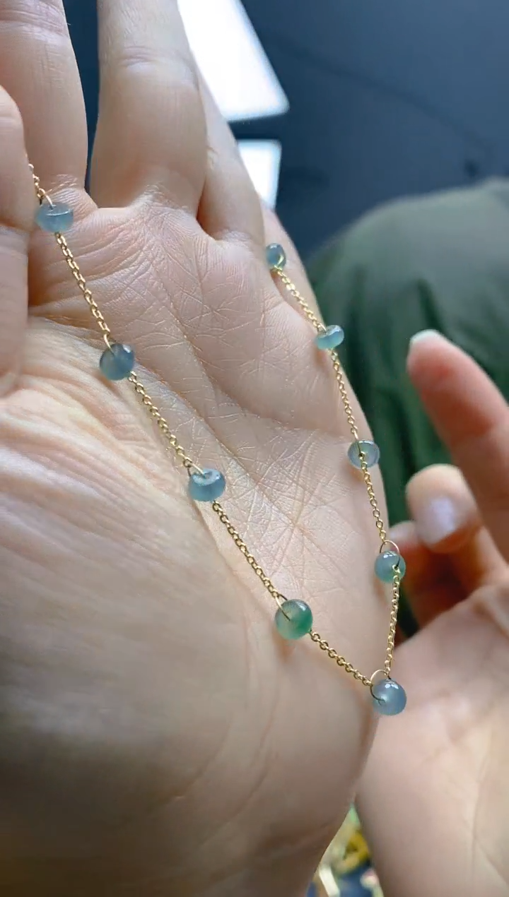 【闪购商品】翡翠耳饰合金0233翡翠手链