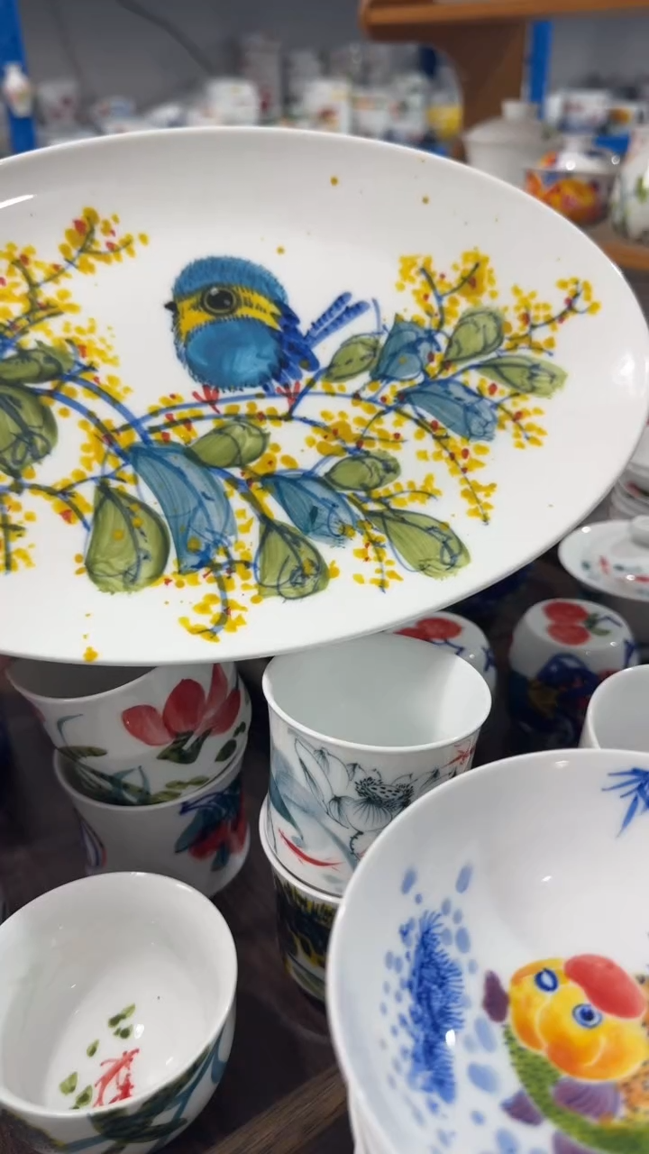 其他景德镇高温瓷（小鱼盘）