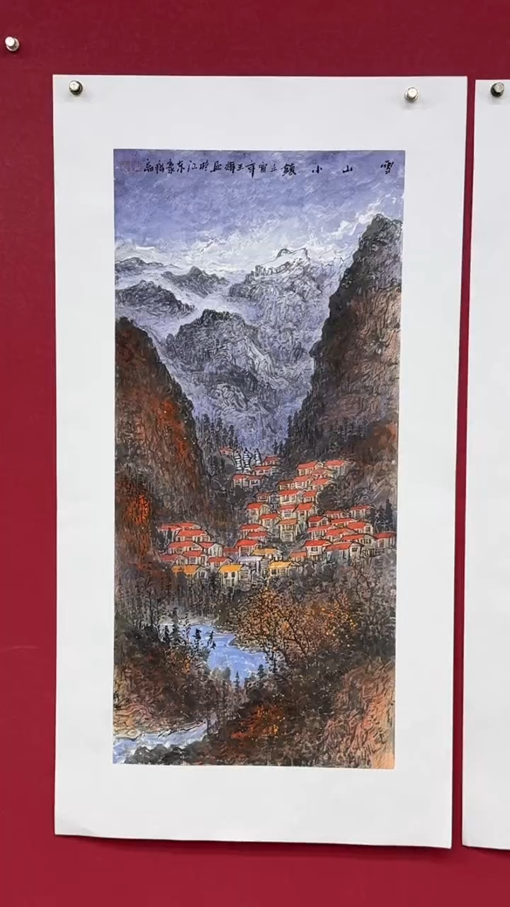 国画国画绘画山水花鸟