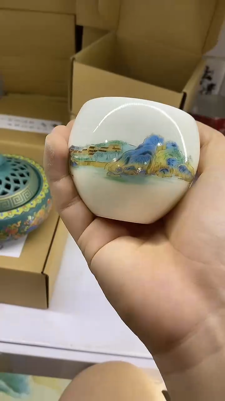 瓷片陶瓷茶器孤品B0515