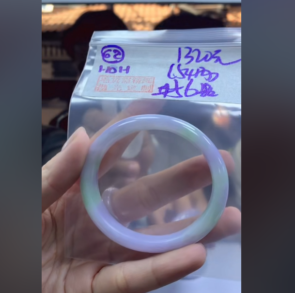 定制翡翠未镶嵌毛货需精细抛光62手镯56贵+1320元+拍一发一