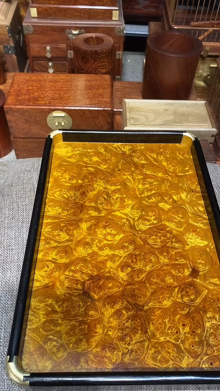 【闪购商品】香樟木木艺茶盘一个