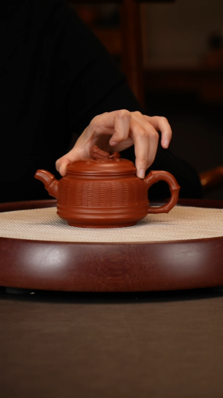 【闪购商品】紫砂茶壶大红袍佛手竹+薛锋240c