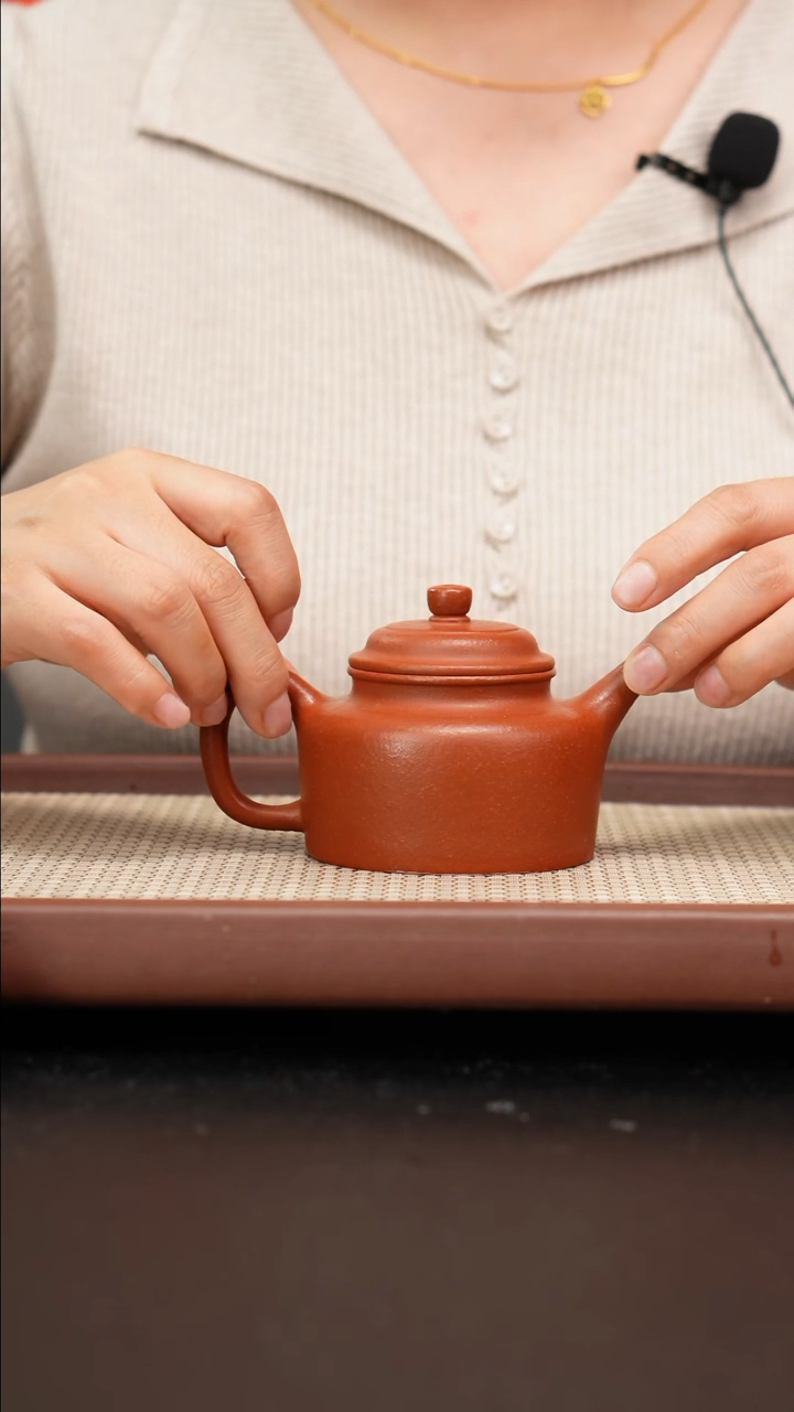 【闪购商品】紫砂茶壶小煤窑朱泥德钟160吴