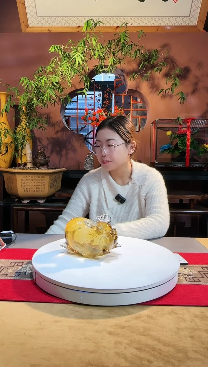 【闪购商品】琉璃手工艺品摇摇猪