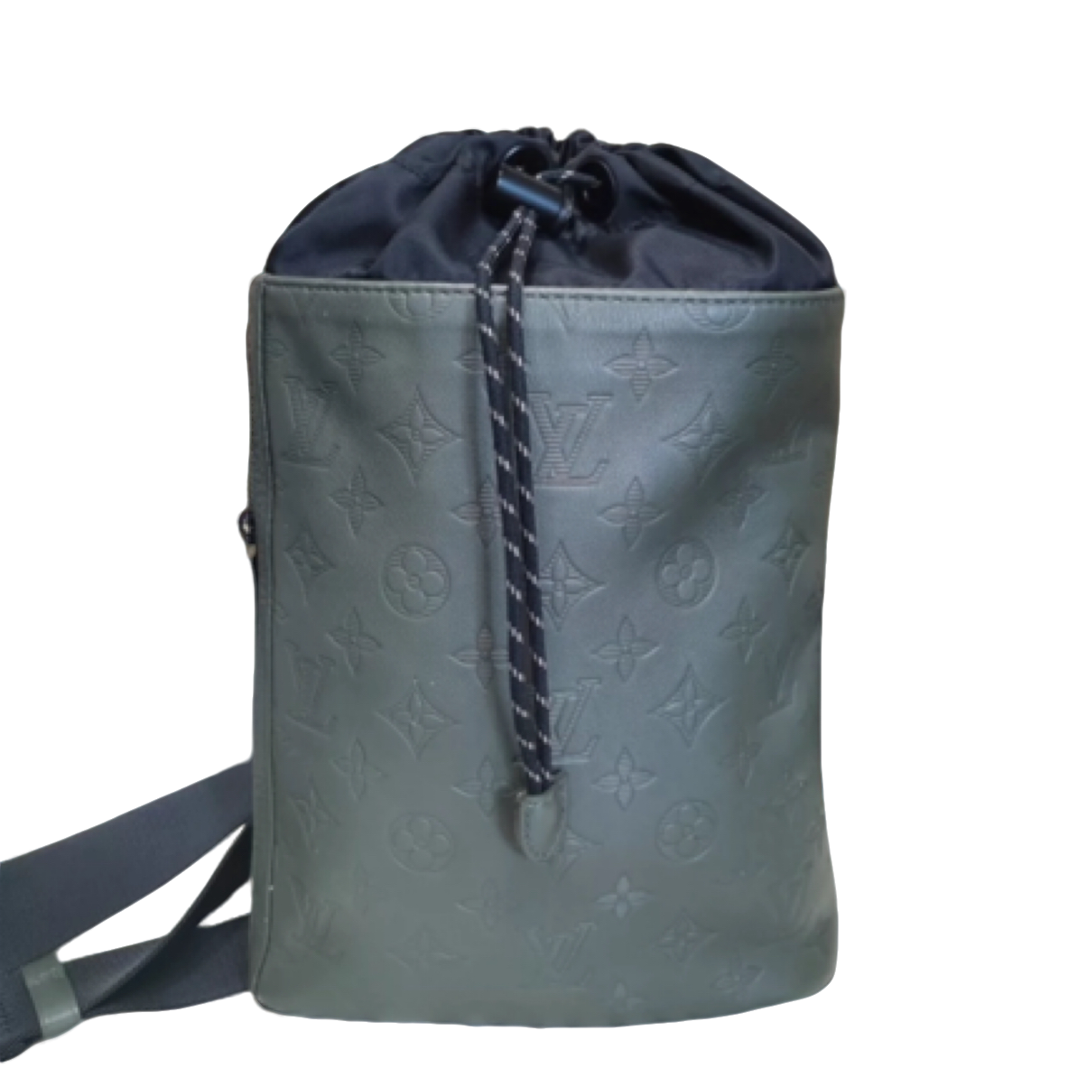 99新 LouisVuitton/路易威登 军绿色chalk 单肩包胸包斜挎包19年