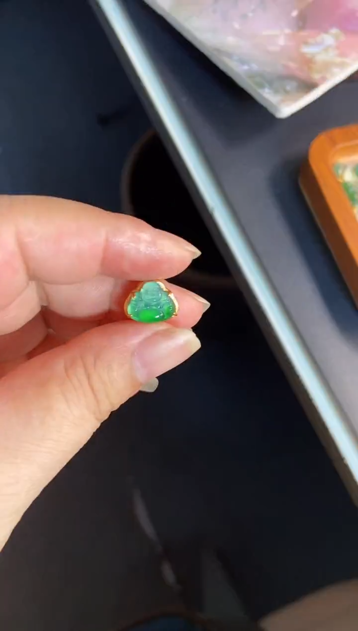 吊坠(不含链)银S925镶嵌翡翠1