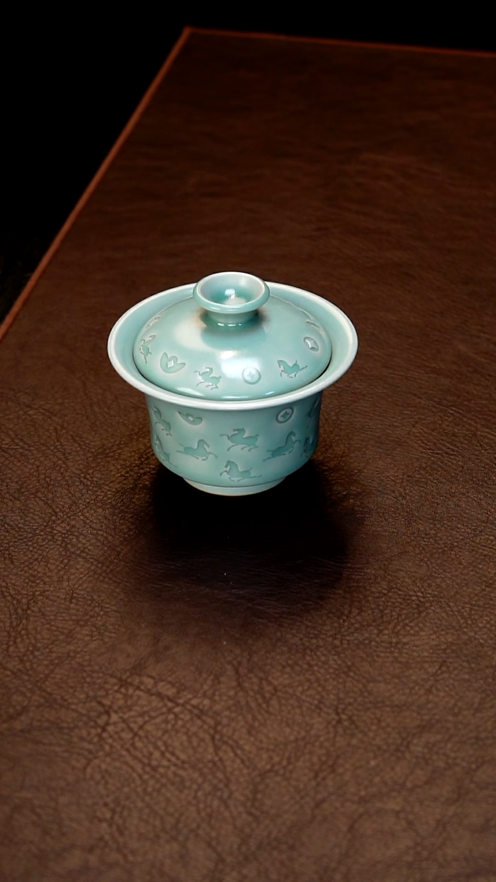 青瓷手工茶器包邮