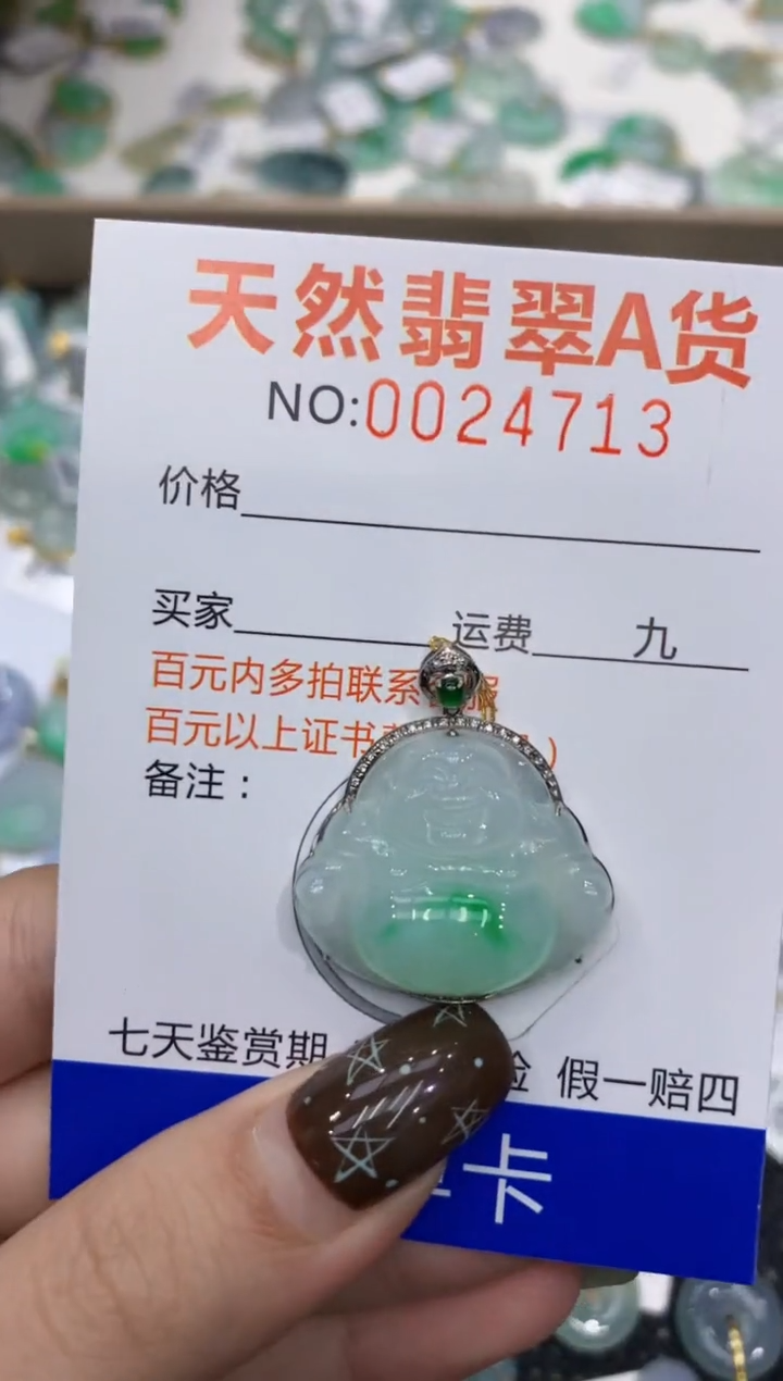 【闪购商品】翡翠颈饰18K金镶嵌11111111111
