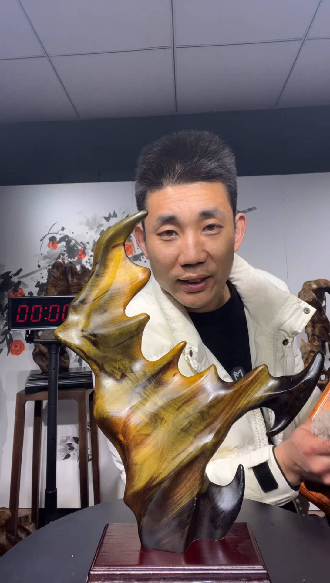 【闪购商品】金丝楠木雕金丝楠木木雕工艺品摆件