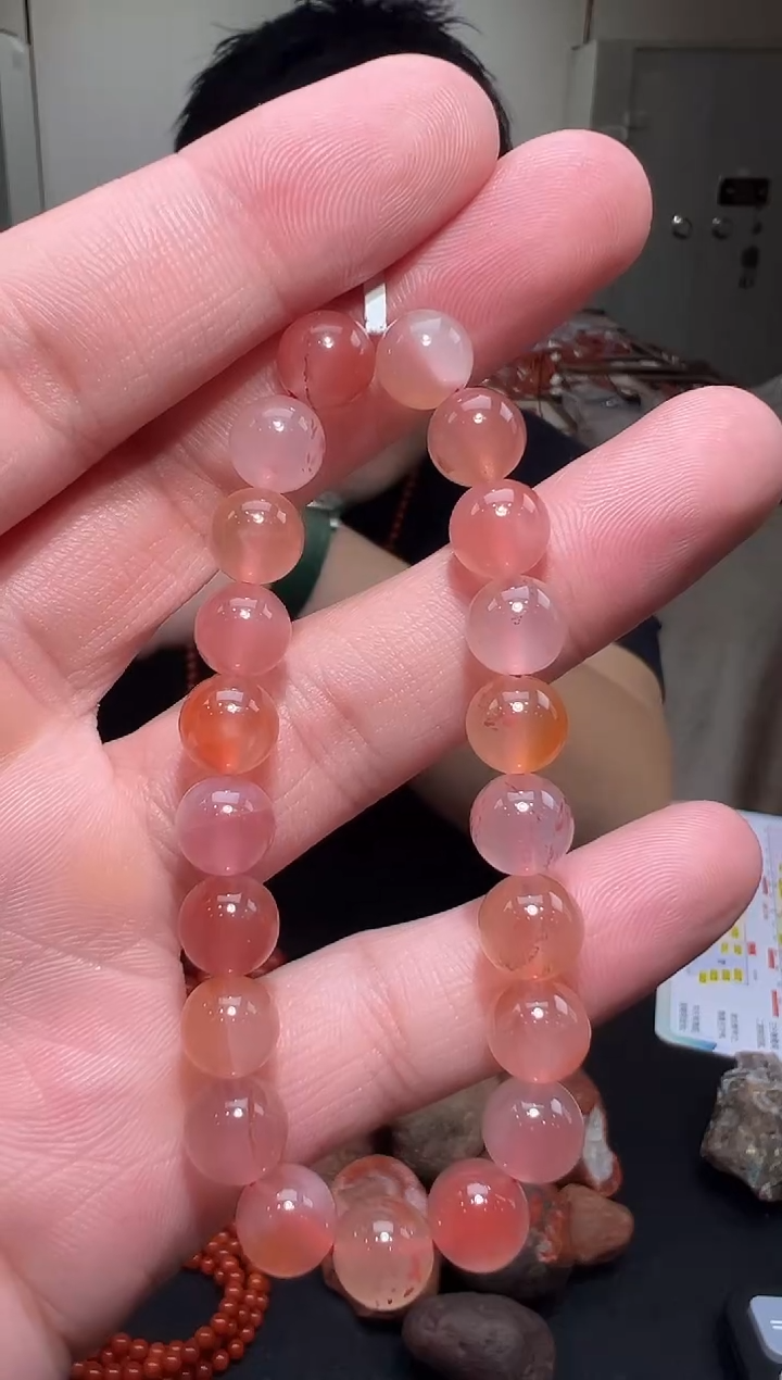 【闪购商品】琥珀手链未镶嵌9mm/yz01637多样性发货