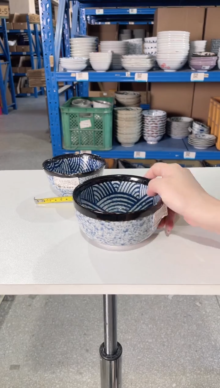 陶瓷青海波【1支】5英寸碗