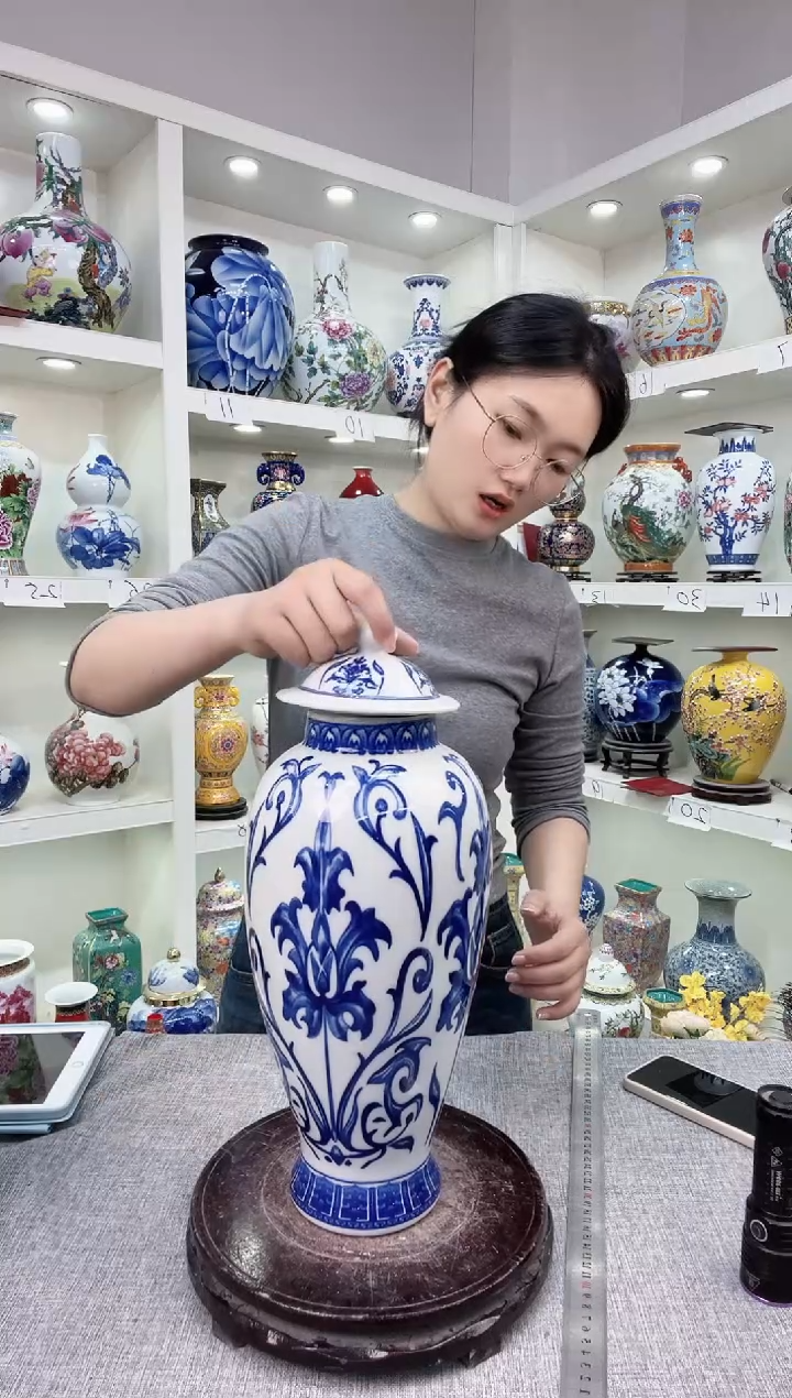 景德镇高温陶瓷花瓶