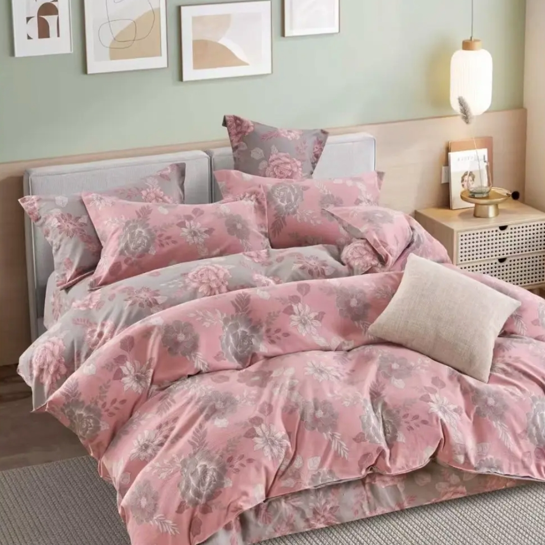 【博辉家纺】轻奢高端色织双层纱床单--盛花时节