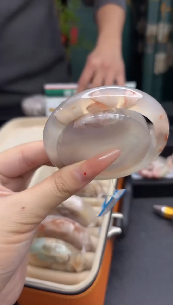 【闪购商品】石英质玉手镯未镶嵌72（62圈赠送镯心）