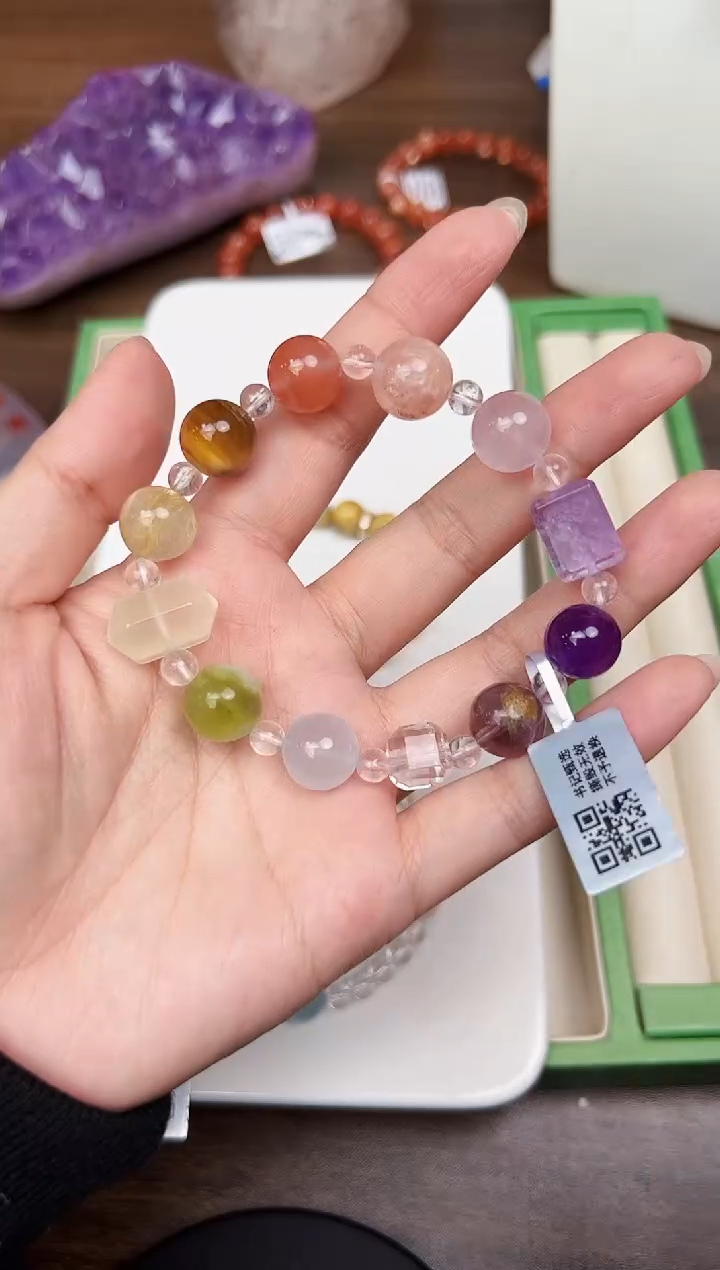 未镶嵌手链水晶悦3617 约5-10mm