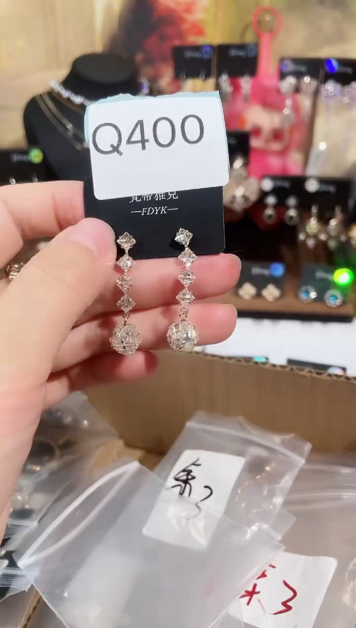 铜合金合成立方氧化锆925银Q400