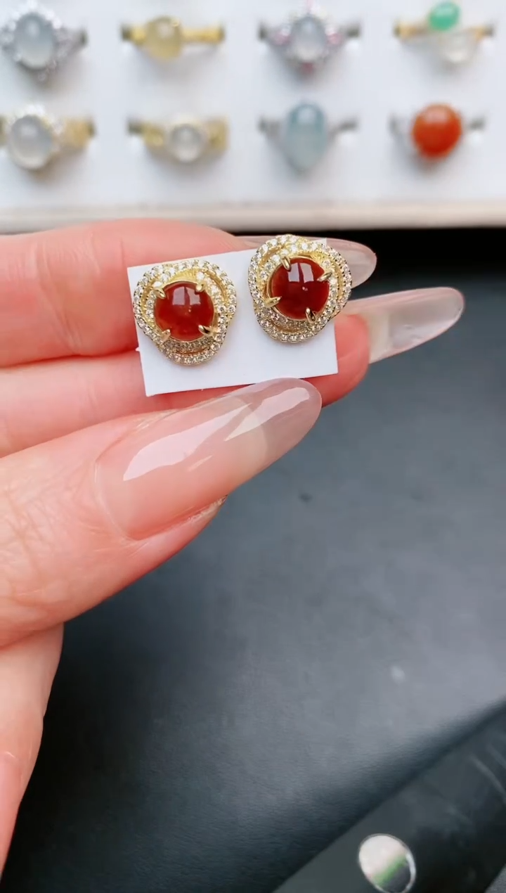 【闪购商品】翡翠戒指银S925镶嵌....