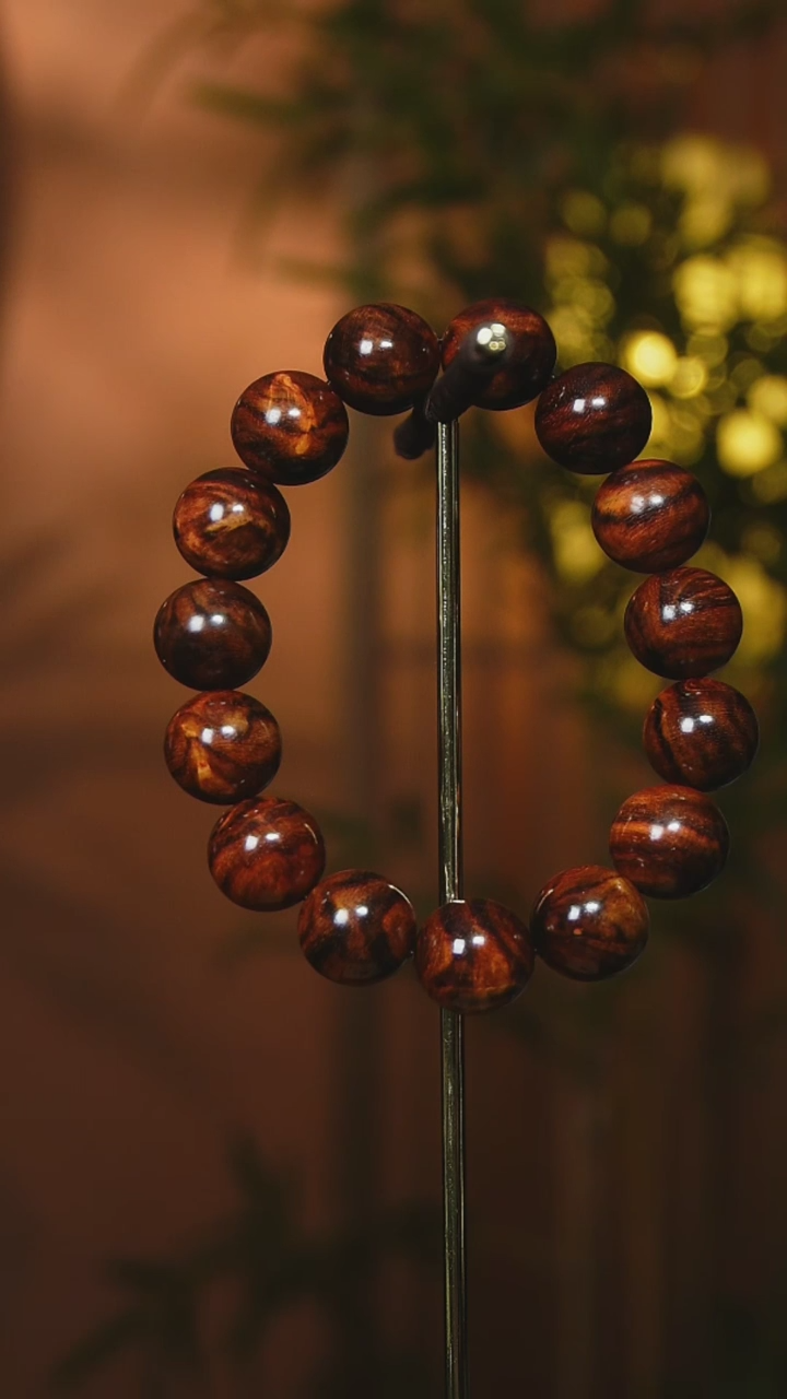 【闪购商品】黄花梨/降香黄檀手串/手链海南黄花梨1.5cm