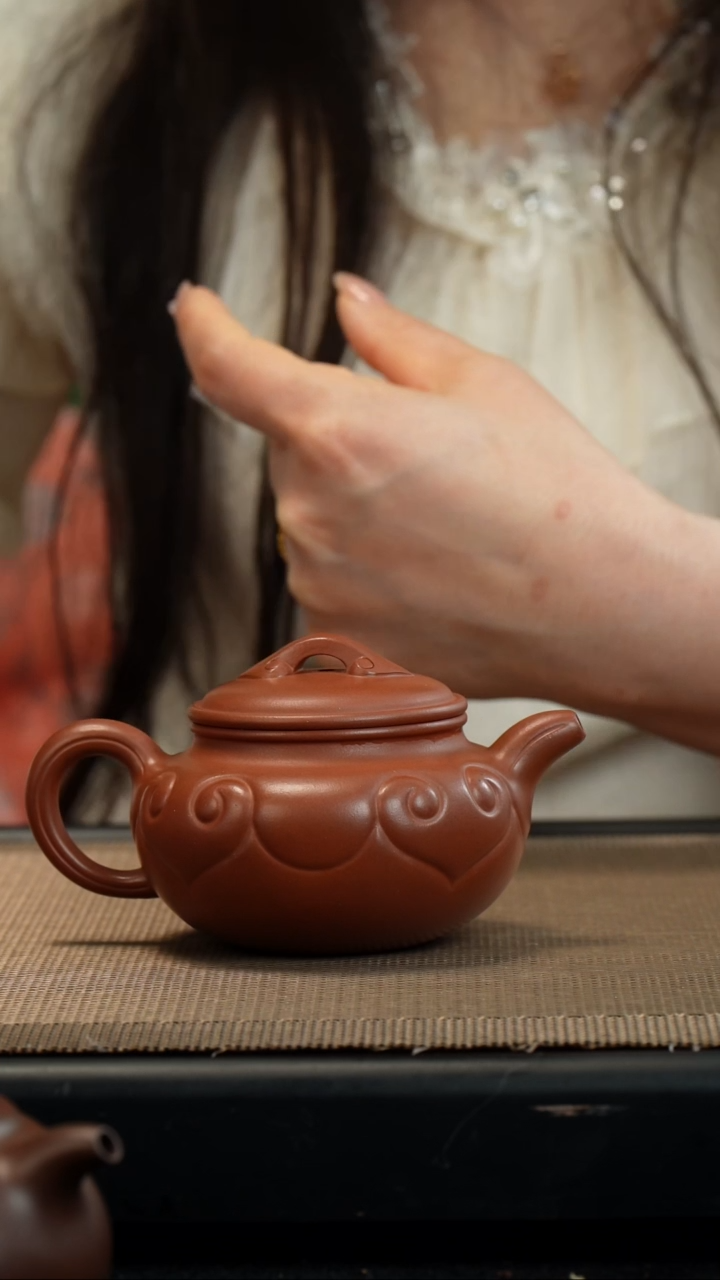 【闪购商品】紫砂茶壶红皮龙仿古