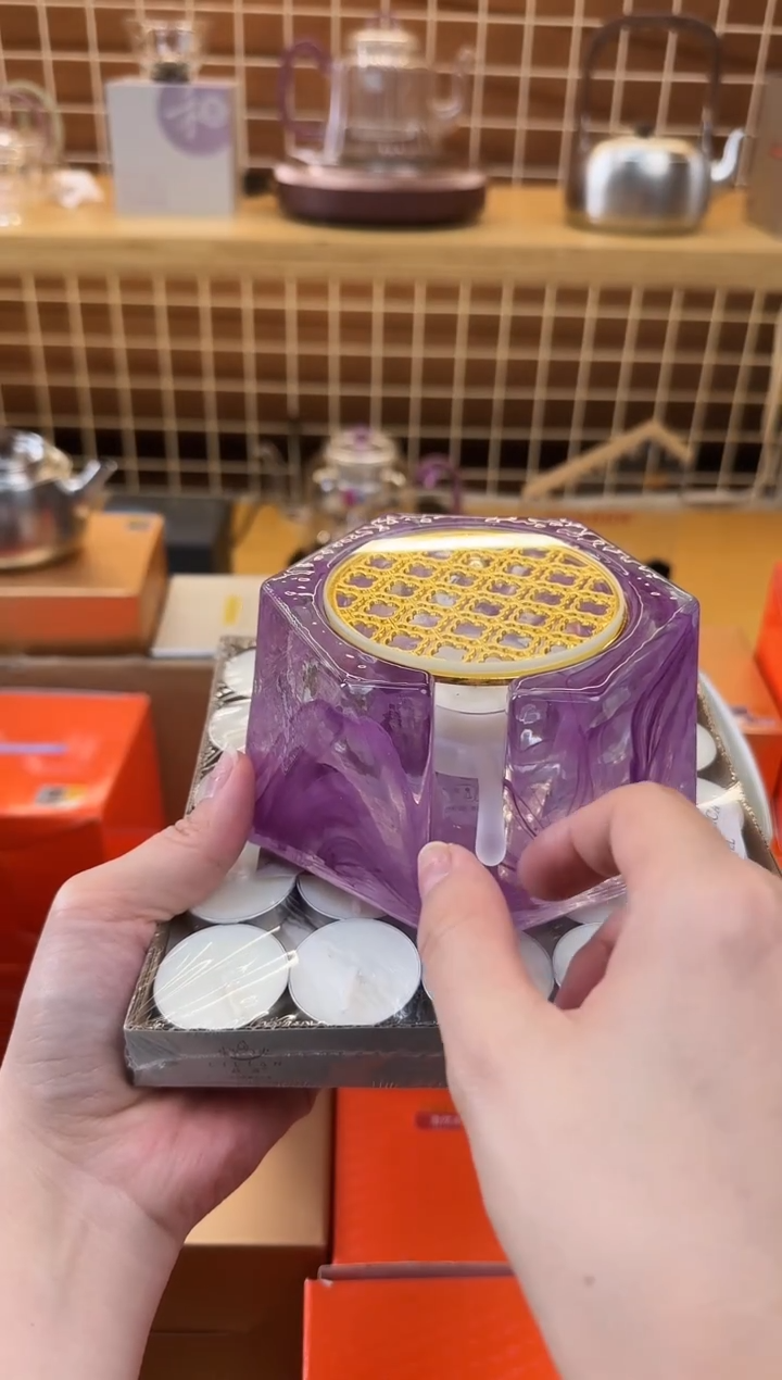 @@温茶器+50个茶蜡+两个隔热片