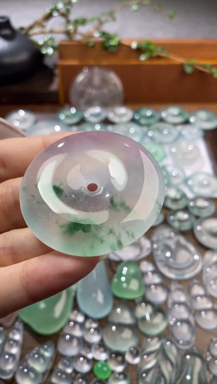 吊坠(不含链)未镶嵌翡翠扣子