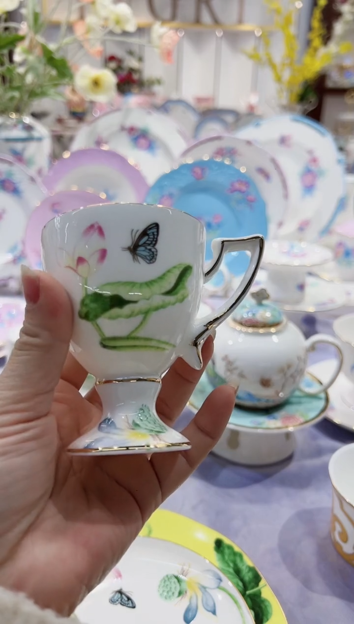 【闪购商品】骨瓷迷你高脚杯