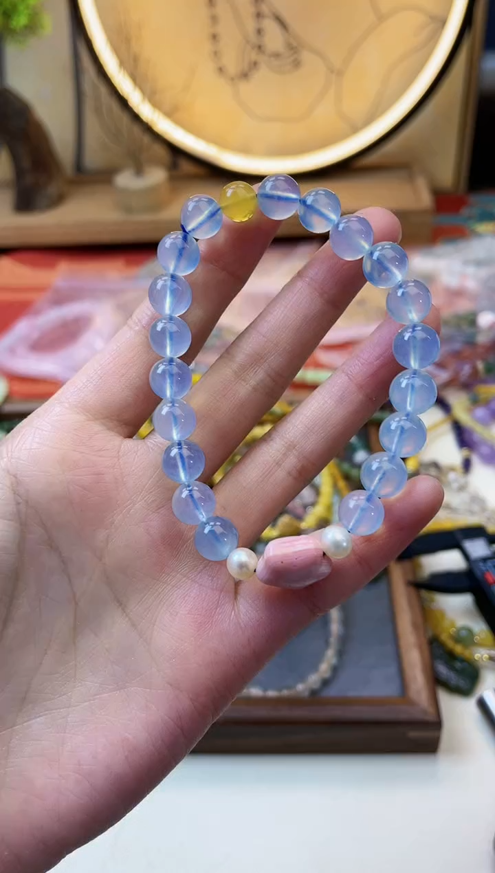 【闪购商品】海蓝宝石手链未镶嵌396