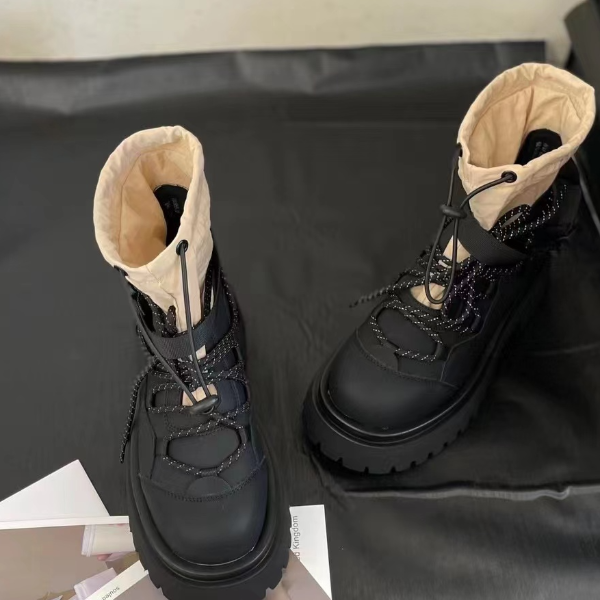 33550-29马丁靴高帮男女款厚底户外旅游工装靴情侣登山鞋短靴