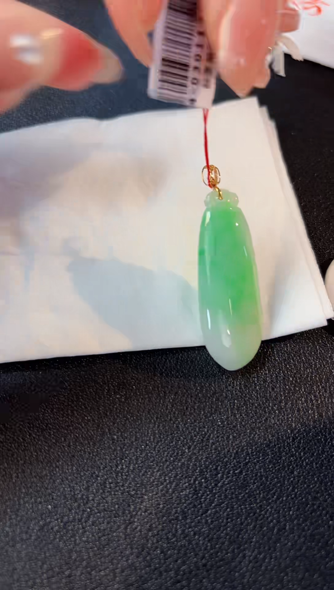 【闪购商品】翡翠颈饰18K金镶嵌缅料A货/支持复检/一件